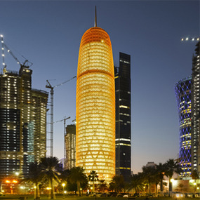 卡塔尔多哈超高层办公楼